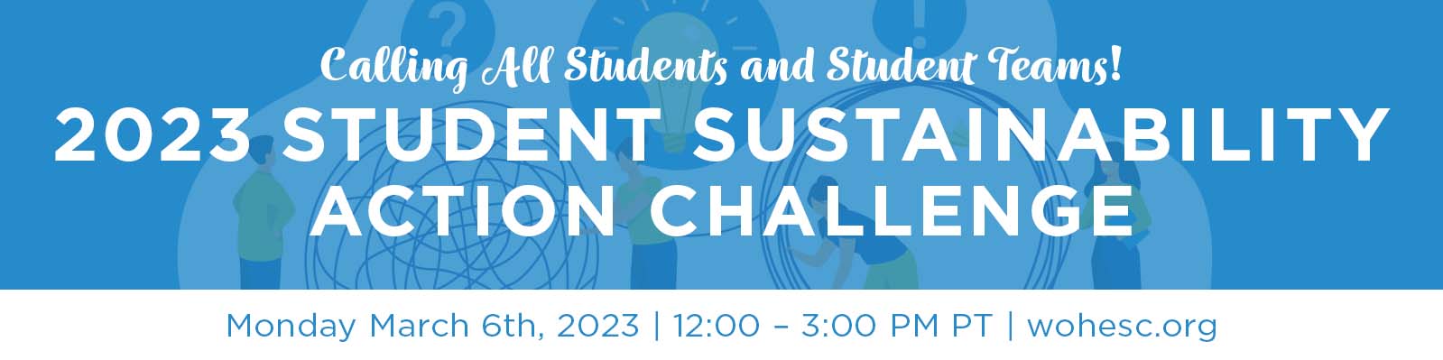 WOHESC 2023 Student Sustainability Action Challenge